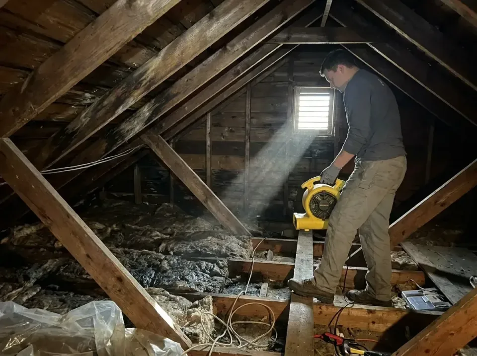 attic-water-damage-drying-proc-007 — frequently asked questions, Emergency Water Extraction & 24/7 Flood Response in Wyoming…